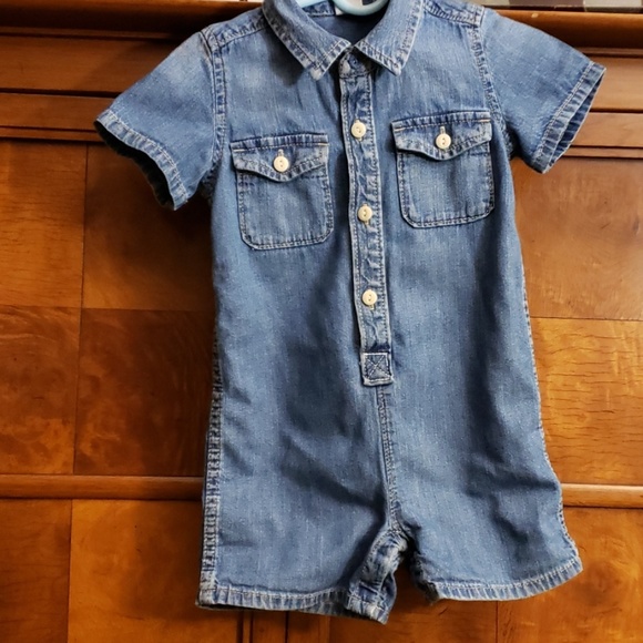 BABY GAP DENIM JUMPER  12-14 MTHS - Picture 4 of 7